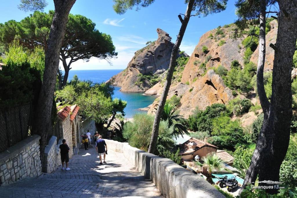 Ciotat Colada Beau Duplex Atypique A 50 M Du Port Classe 3 Etoiles La Ciotat Dış mekan fotoğraf