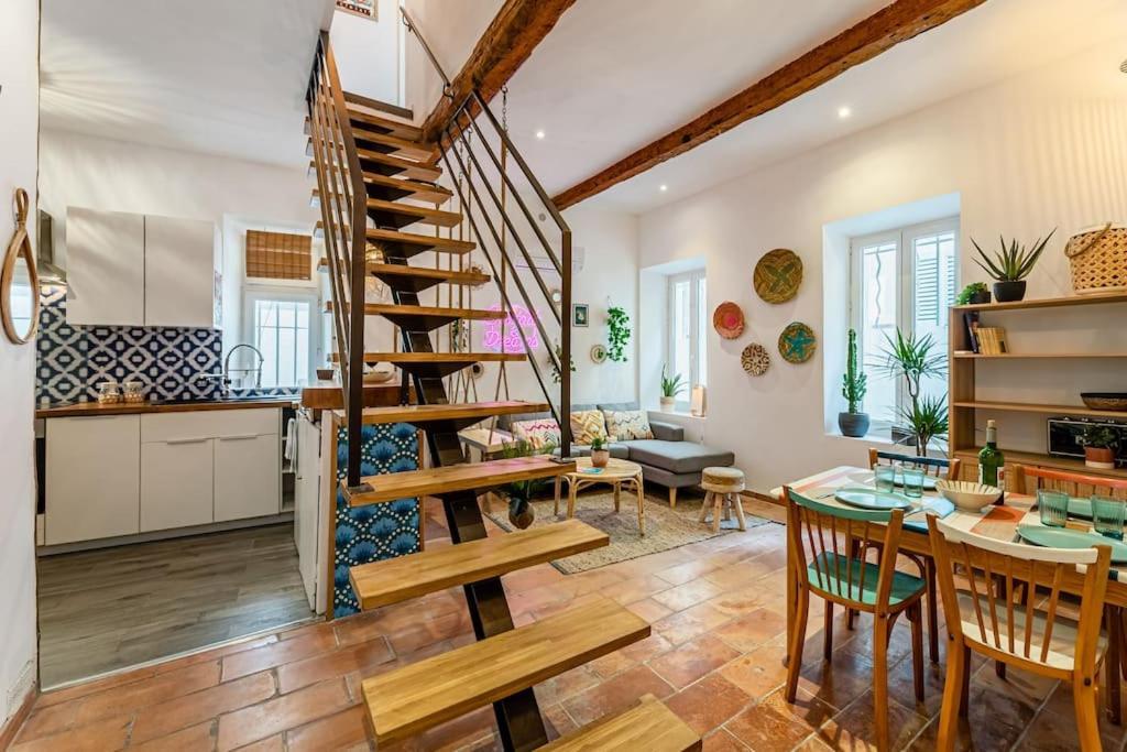 Ciotat Colada Beau Duplex Atypique A 50 M Du Port Classe 3 Etoiles La Ciotat Dış mekan fotoğraf